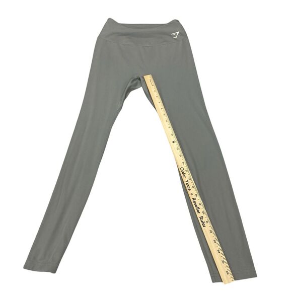 Gymshark Womens Gray High Waist Pull On Training 27" Leggings Size Large - Picture 6 of 16